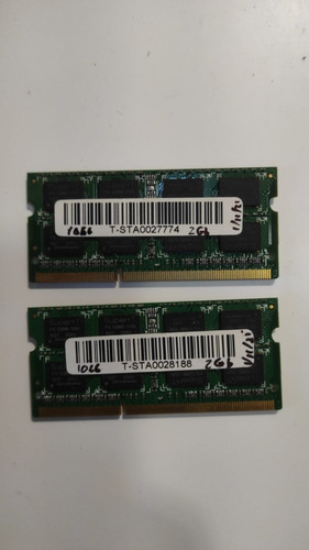 Par Memória - Notebook Ddr3 2x 2gb (4gb) (Usado)