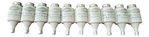 Fusível Diazed 2a 500v Rápido Eletromec Kit 10 Peças