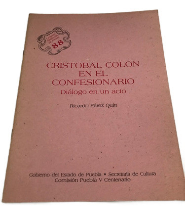Cristobal Colón Lecturas Históricas Puebla No. 88 (Usado)