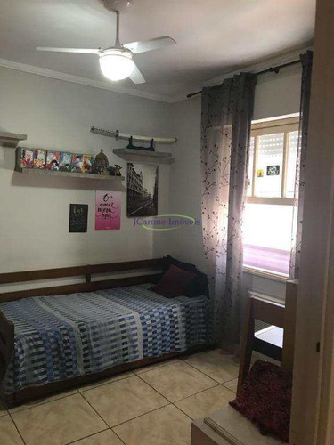 Imagem 2 de 11 de Apartamento Com 2 Dorms, Macuco, Santos - R$ 280 Mil, Cod: 62682929 - V62682929