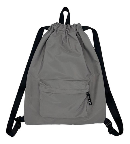 Bolso Samia Bolso Tipo Morral Deportivo Gris