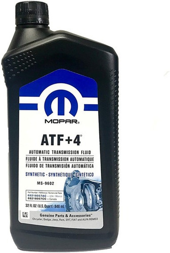 Aceite Transmision Automatica Atf+4 Mopar Paquete 8 Piezas