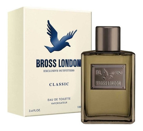 Imagen 1 de 1 de  Bross London Classic Perfume Hombre Edt X 100 Ml