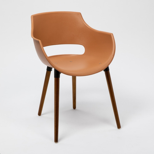 Imagen 2 de 4 de Silla De Comedor Frida Wood Diseño Rossi