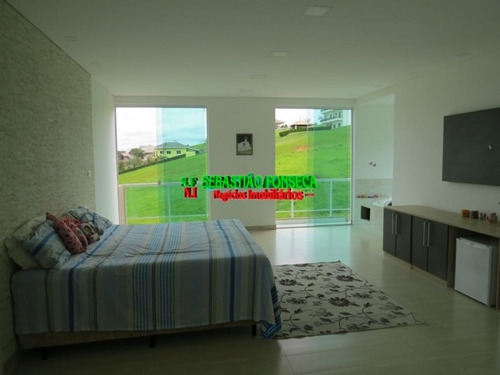 Casa Sobrado - Alto Padrão - Condomínio Fechado Em Paraibuna - 1023