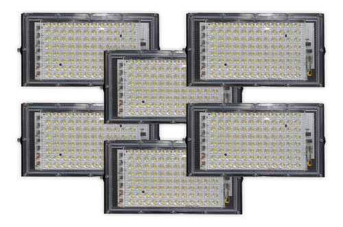 X 6 Reflectores Proyector Led 100w Blanco Frío Alta Potencia