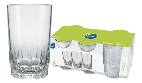 Set Vegas De 6 Tazas, 240 Ml - Nadir Figueiredo