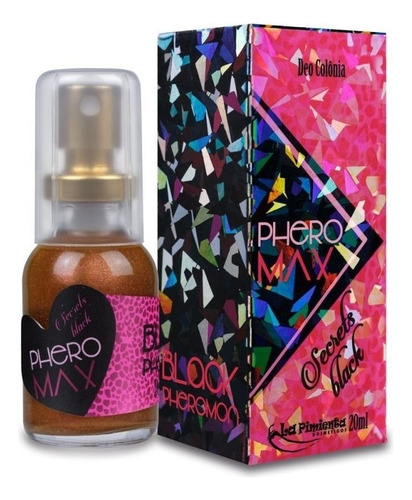 Perfume Feminino Phero Max Secrets Black Pheromonas