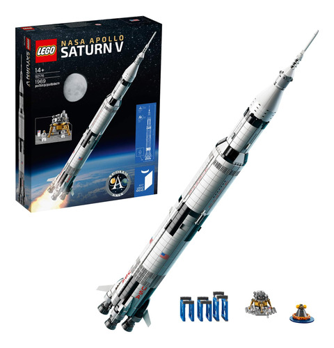 Lego Ideas Nasa Apolo Saturno V Cohete Espacial Y Vehículos,