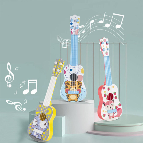Guitarra Pequeña De 4 Cuerdas Para Niños Y Principiantes