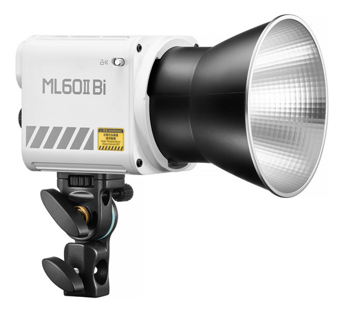 Lámpara Godox Ml60iibi Led Bicolor Para Video Estructura Blanco Luz Blanco Frío
