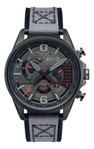 Avi-8 Hawker Harrier Ii - Reloj Piloto De Cuarzo Japonés C.