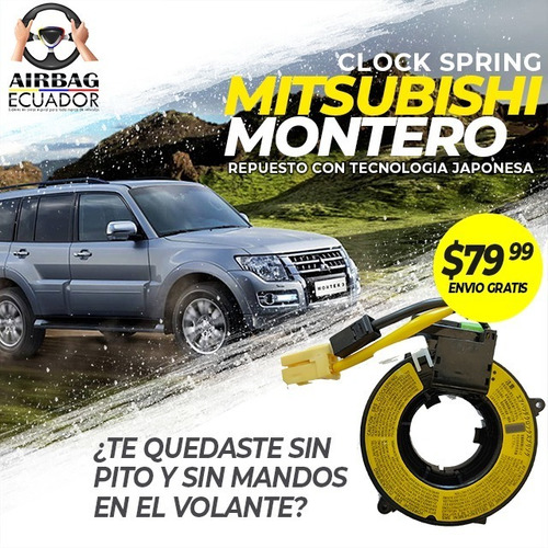 Imagen 4 de 4 de Cinta Clock Spring Mitsubishi Montero L200 Asx Outlander