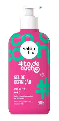 Gel Definicao Intensa To De Cacho Day After Salon Line 320ml