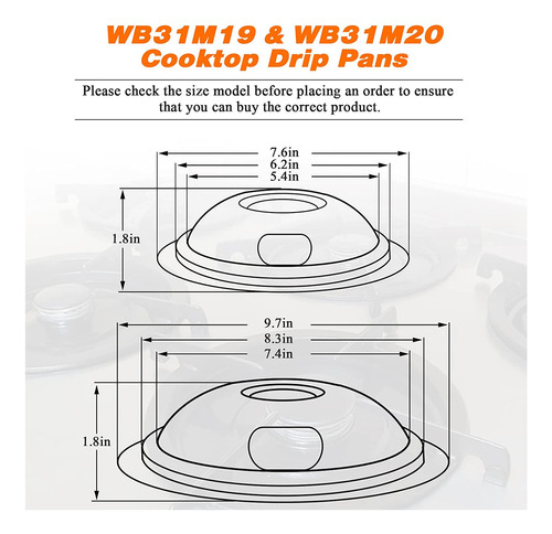 Wb31m19 Wb31m20 Bandejas De Goteo De Porcelana De Blutoget -