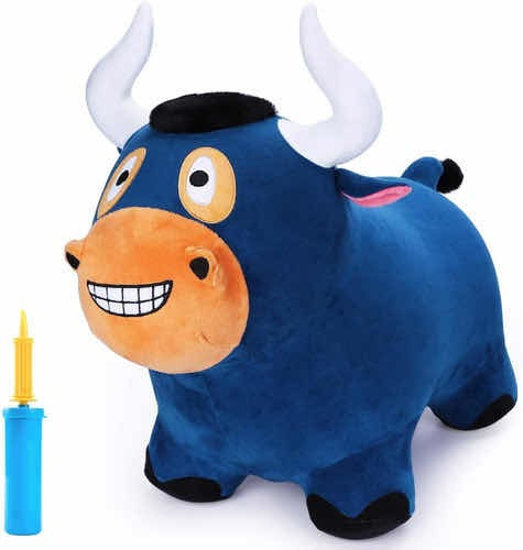 Imagen 2 de 7 de Montable De Vaca Para Niños Pequeños - Brinca Brinca 60cm