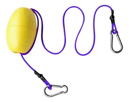 Imagen 1 de 6 de Línea De Tiro De Remolque De Kayak Amarillo + Púrpura