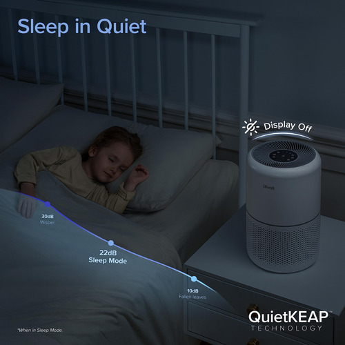 Purificador De Aire Levoit Core300s-p Smart Wifi Hepa White