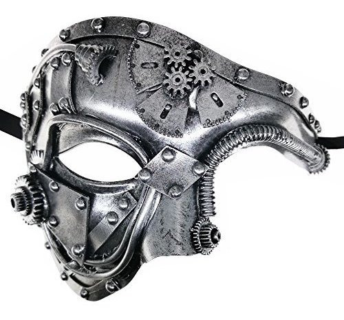 Máscara Veneciana Ccufo Steam Punk Phantom Of The Opera Vint