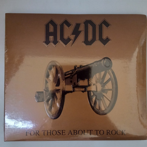 Ac/dc For Those About To Rock We Salute You Cd Nuevo