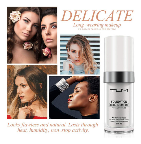Base De Maquillaje Tlm Que Cambia De Color, Base De
