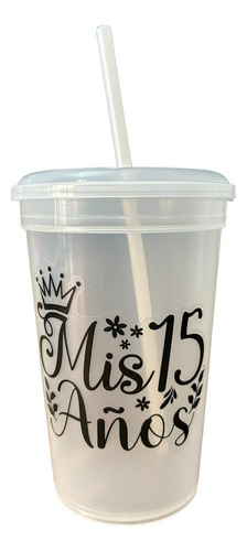 45 Vaso Transparente 500cc C/sorbete Souvenirs Personalizado