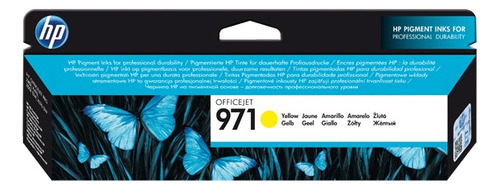 Hp Cartucho 971 Amarillo 2500 Pag Hp Officejet Pro X476dw/x4