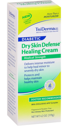 Crema Curativa Defensa De Pieles Secas Para Diabéticos