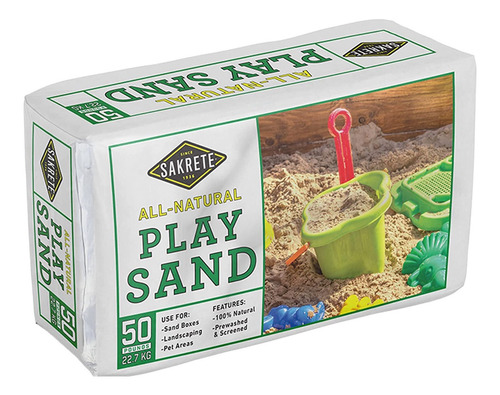 Quikrete Sandbox Play Sand Arena De Juegos Filtrada Para Ni