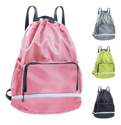 Drawstring beach backpack sales
