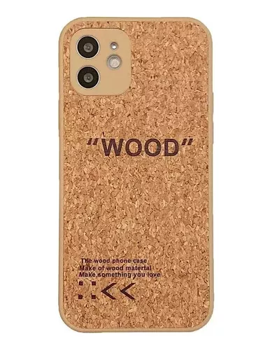 Funda iPhone 11 Pro Max y pantalla protectora - Madera - Marrón