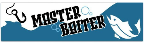 World Class Master Baiter Sticker Swim Bait Sticker Meme