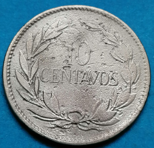 Ecuador Moneda  10 Centavos 1919