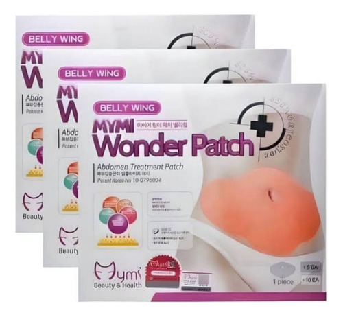 30 Parches Adelgazantes Reductor De Abdomen Wonder Patch 