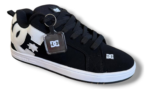 Zapatillas Dc Court Graffik Ss Negro Blanco