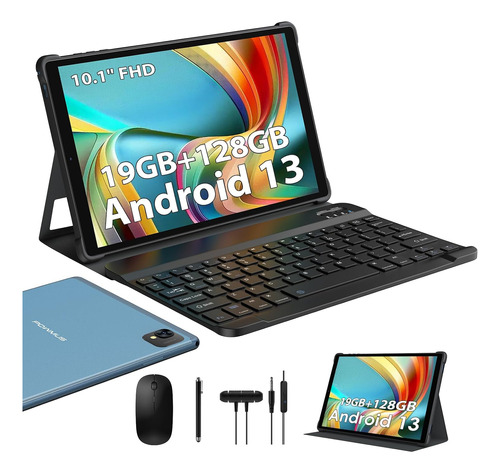 Tableta Android 13 2024, Tableta De 10.1 Pulgadas Con 128 Gb
