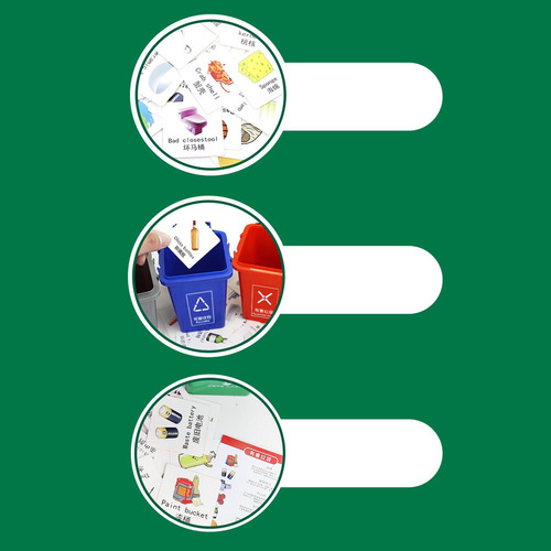 6x Camión De Basura Juguete Gestión De Residuos Reciclaje