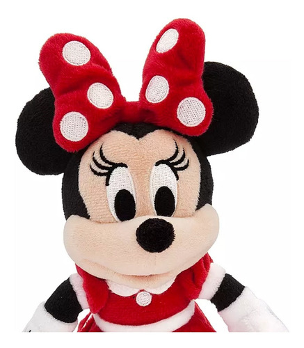 Imagem 2 de 5 de Pelúcia Minnie Vestido Vermelho Original Disney Pequena