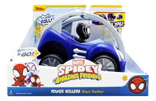 Spidey Sorprendesntes Amigos Vehiculo Rotatorio Blackpanther
