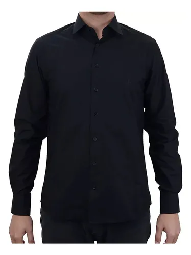 Camisa preta hotsell dudalina masculina