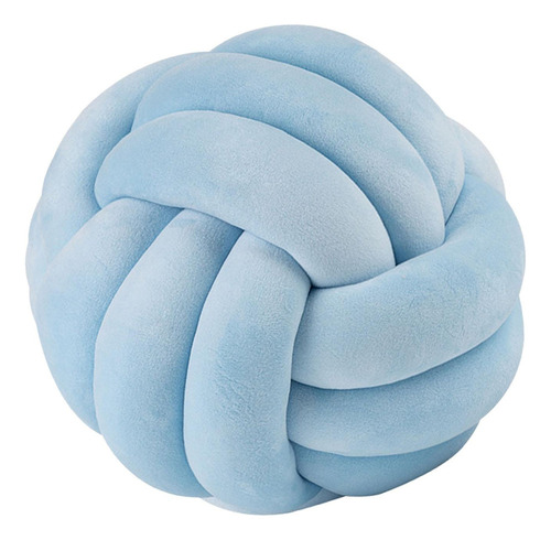 Rr Almohada Felpa Con Forma Bola Nudo Suave, Cojín