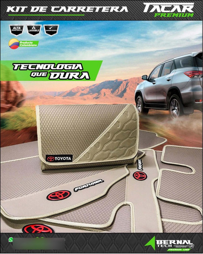 Maletín Kit De Carretera Para Vehículos Beige