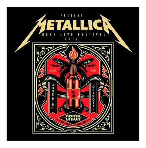 Vinilo Metallica - Best Live Festival 2012 ( Big Bang Rock )