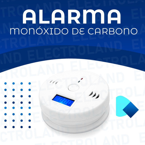 Imagen 2 de 10 de Detector Alarma De Monóxido De Carbono Digital Autónomo