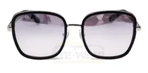 Comprar Lentes De Sol Jimmy Choo Elva\u002Fs 2m2t4 Para Dama Color Negro Lente Negro Degradado Varilla Dorado Armazón Dorado Diseño Redondo