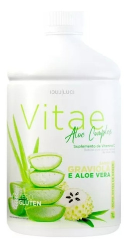 Vitae Aloe Complex Sabor Aloe Vera Graviola Vit C Luci Luci Sabor Aloe Vera e Graviola