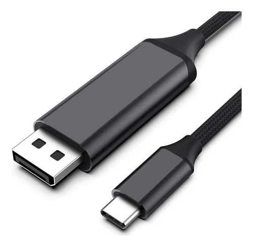 Cabo Usb-c Para Displayport Hdmatters: Experiência 4k@60hz, 1.20m De Liberdade. Robustez, Versatilidade & Design Superior. Tecnologia E Durabilidade Ao Seu Alcance!