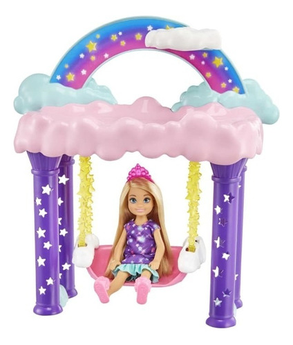 Barbie Set De Juego Columpio Con Muñeca Chelsea Mattel Gtf50