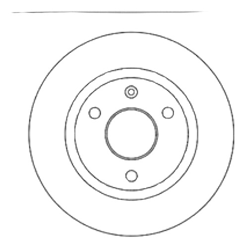 Disco Freno Delantero (238mm) Citroen Ax 92-98