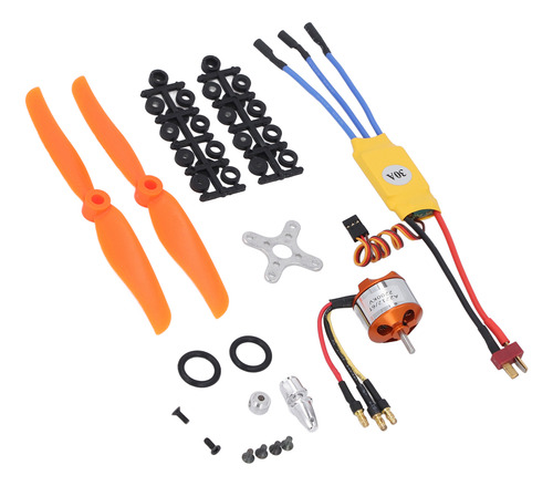 Kit De Hélice Esc Con Motor Sin Escobillas Rc Aircraft 2212
